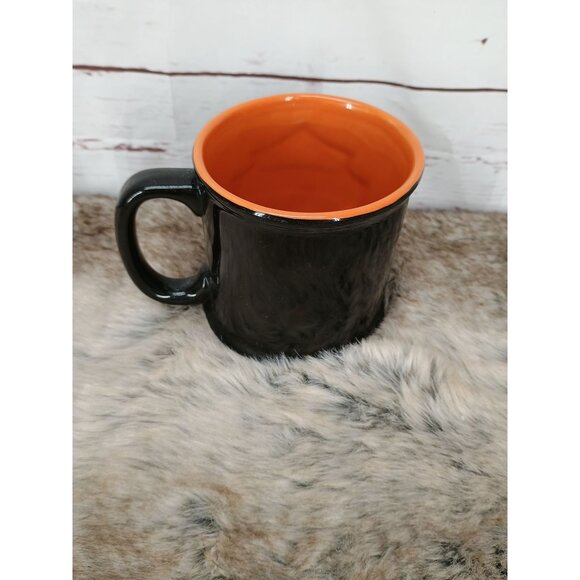 Harley-Davidson Black & Orange Ceramic Mug With‎ Logo - Picture 2 of 7